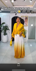 The Sunset Ombre Two-Piece Maxi Set